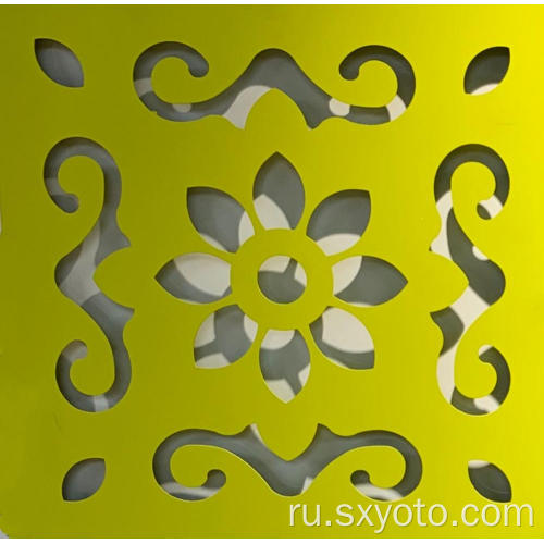 Толщина 2,5-4 мм различных конструкций алюминиевый перфорированный лист